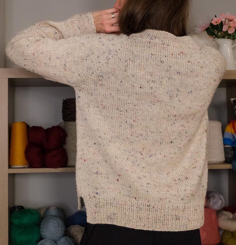 Easy Raglan Sweater Knitting Pattern