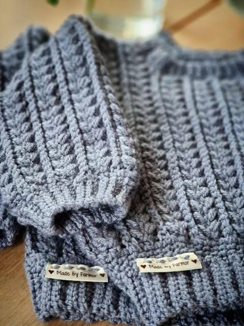 Lyckan Sweater Crochet Pattern