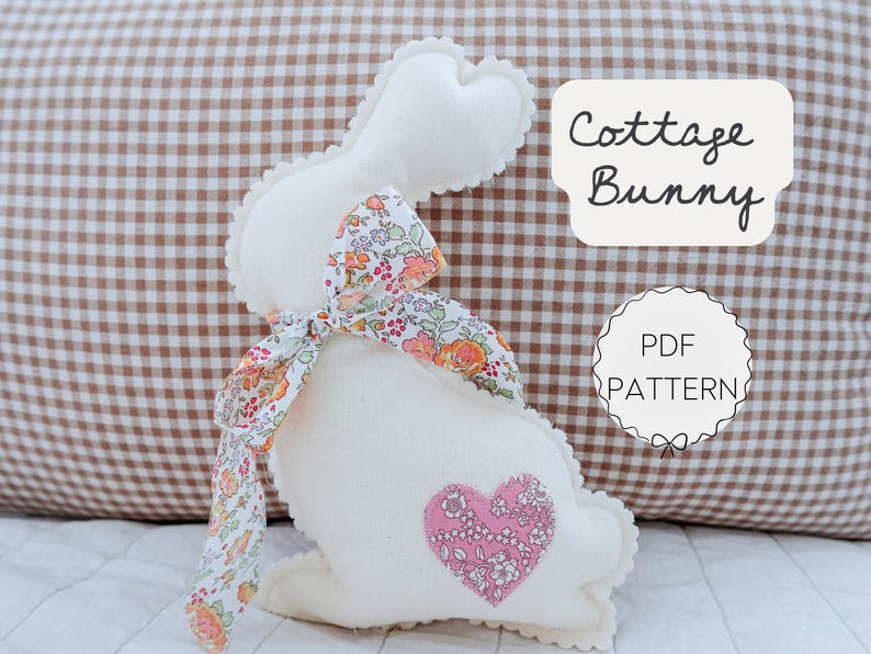 Cottage Bunny Sewing Pattern