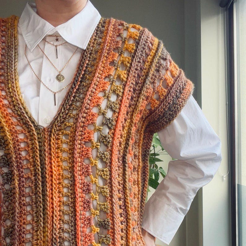 Marisha Vest Crochet Pattern