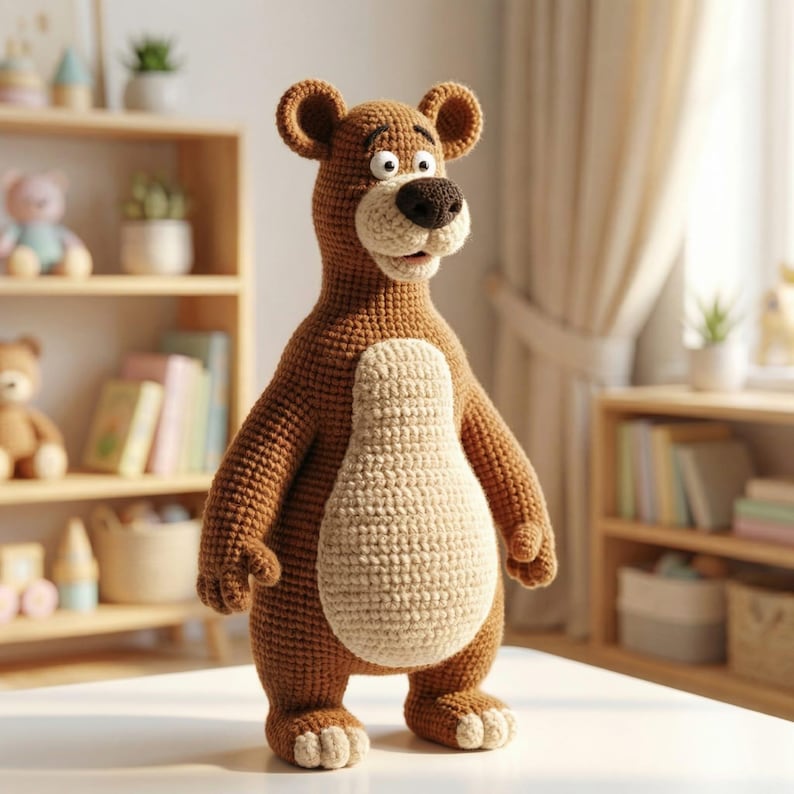 Crochet Bear Toy Pattern