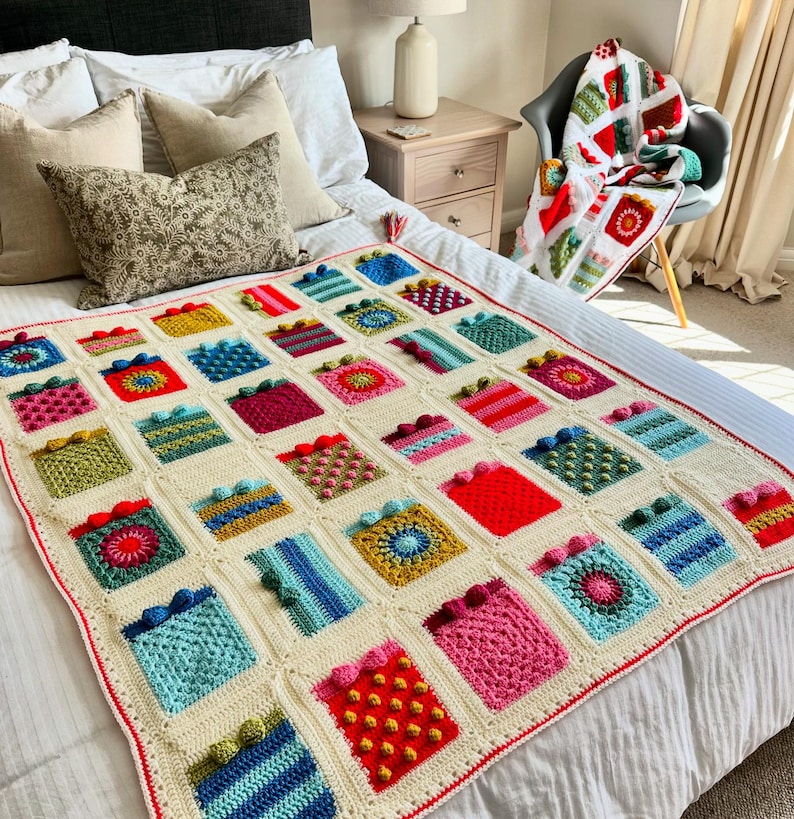 The Gift of Holiday Crochet Blanket Pattern