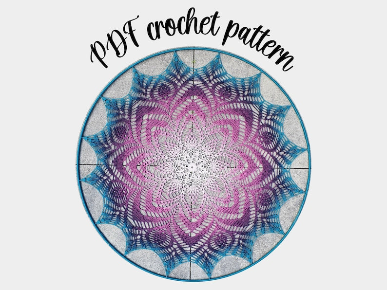 Mandala crochet pattern