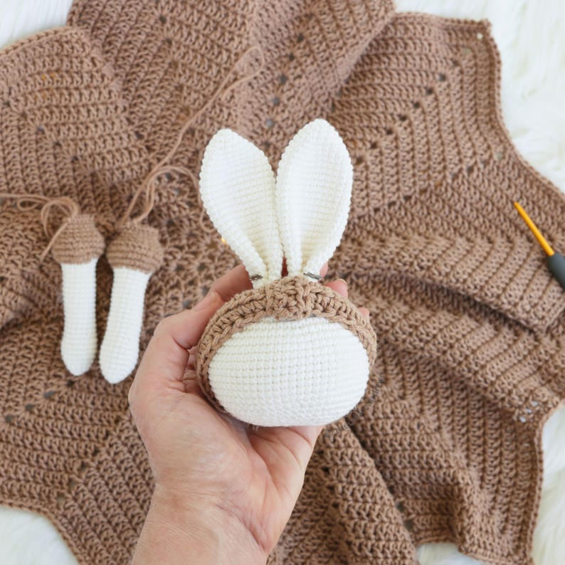 Hattie The Bonnie Bunny Lovey Crochet Pattern
