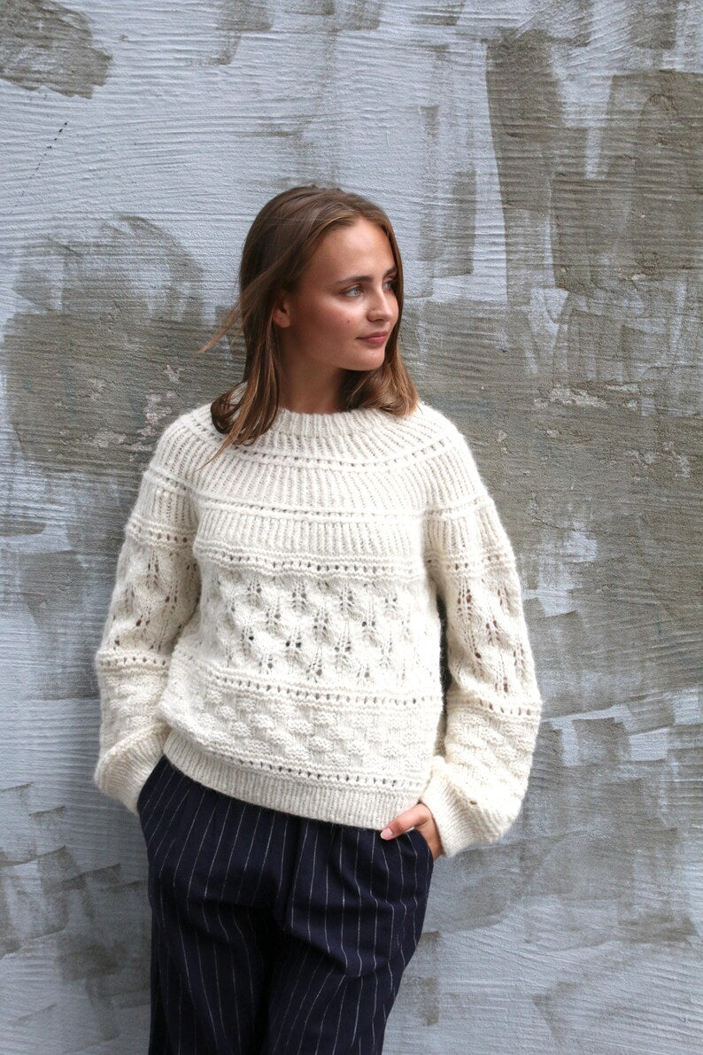 HIPPI Round Yoke Sweater Knitting Pattern