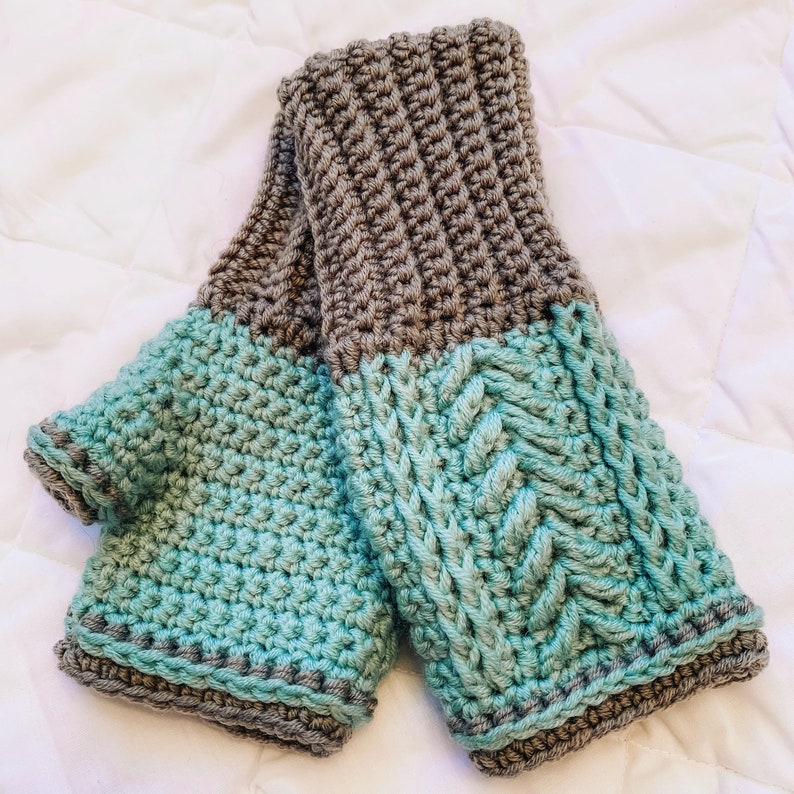Crochet Fingerless Gloves Pattern