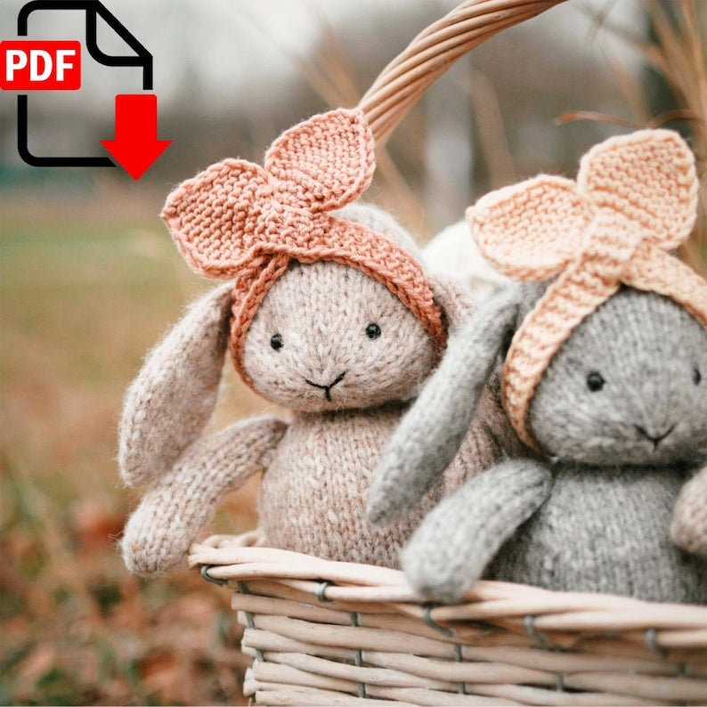 Lulu the Littile Bunny Knitting Pattern