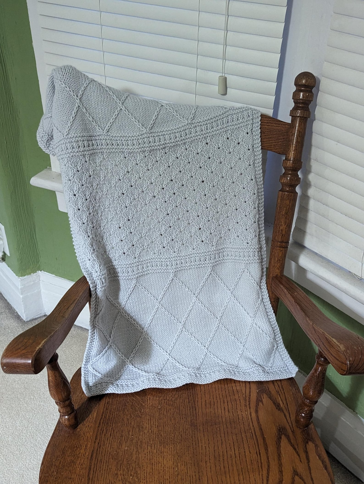 Berry Picking Blanket Knitting Pattern