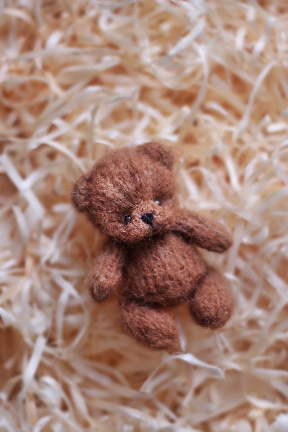 Tiny Teddy Bear Knitting Pattern