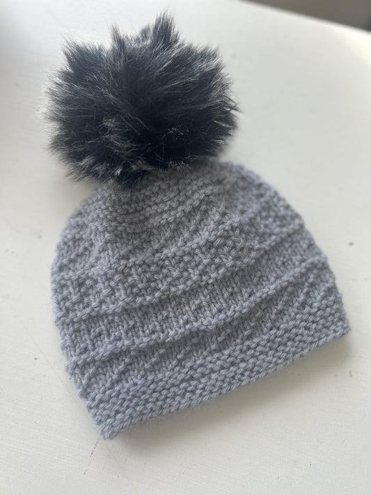 Misty Morning Simple Beanie knitting pattern