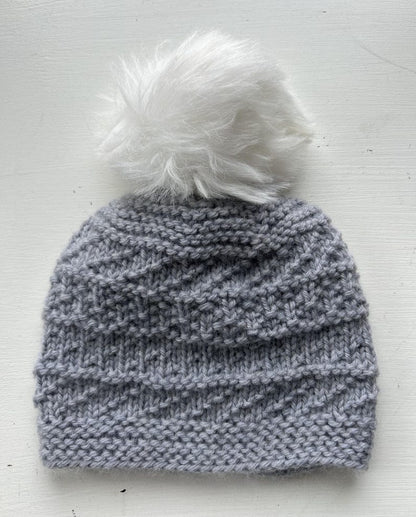 Misty Morning Simple Beanie knitting pattern