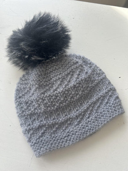 Misty Morning Simple Beanie knitting pattern