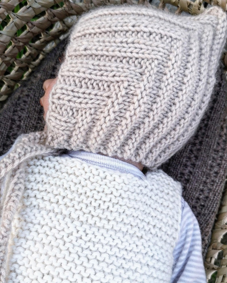 Knitting Pattern Pixie hat for Baby and kids