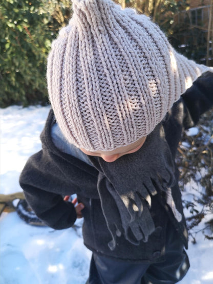Knitting Pattern Pixie hat for Baby and kids