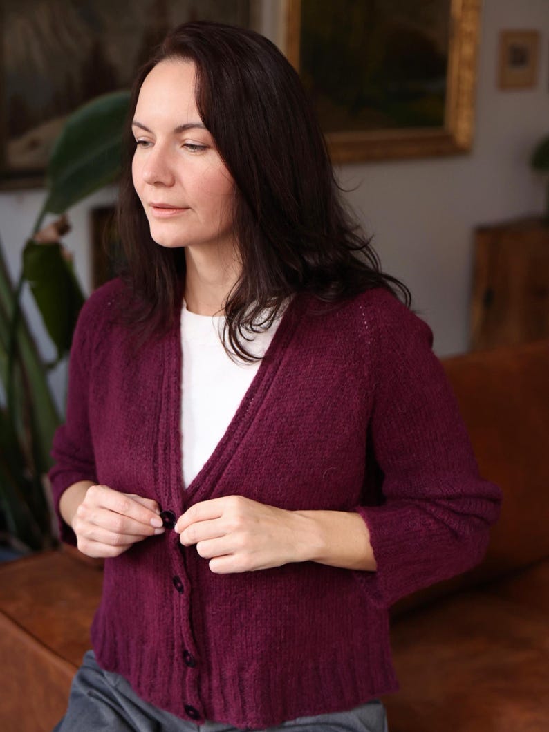 Mellow Mood Cardigan knitting pattern