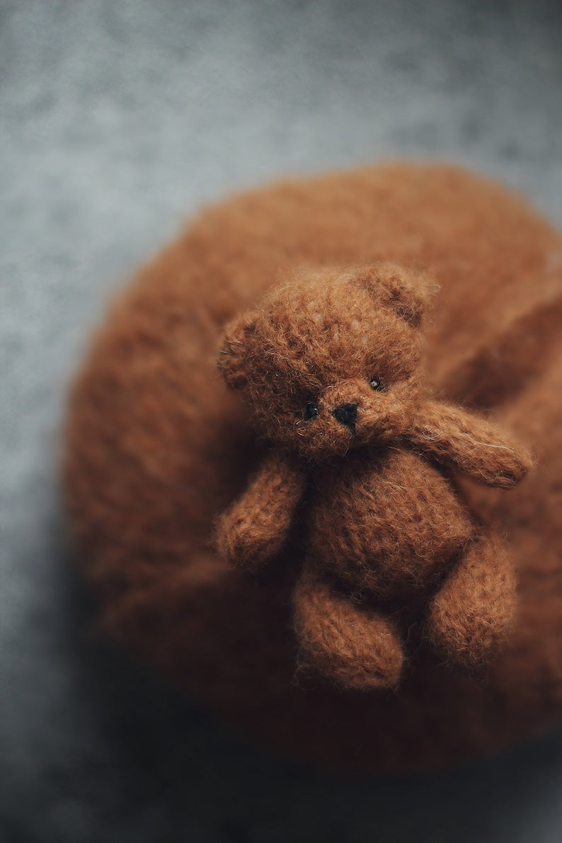 Tiny Teddy Bear knitting pattern