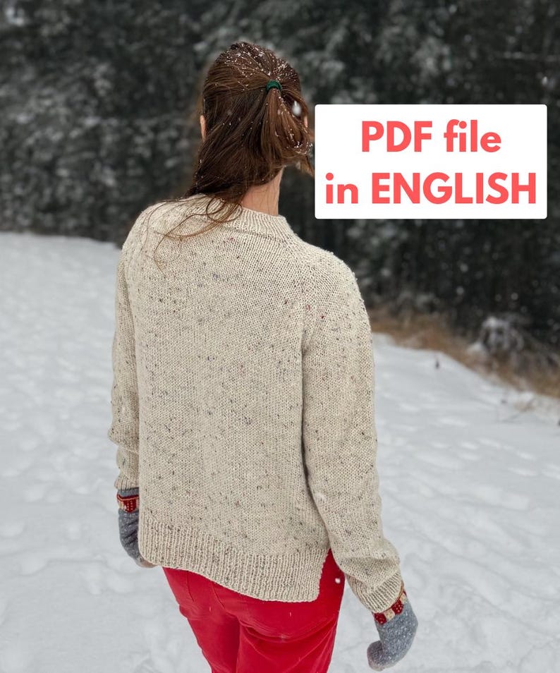 Easy Raglan Sweater Knitting Pattern