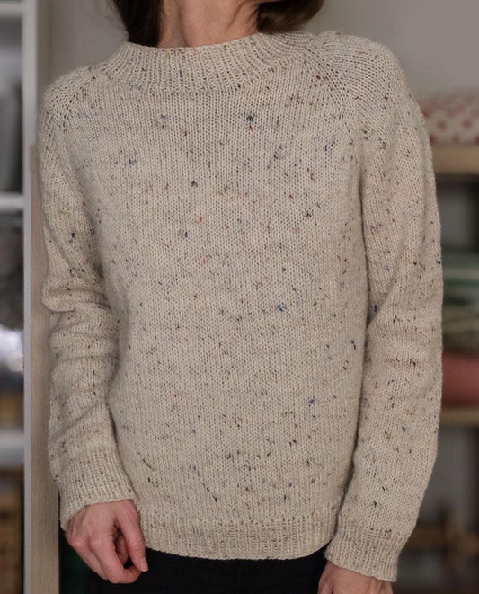 Easy Raglan Sweater Knitting Pattern