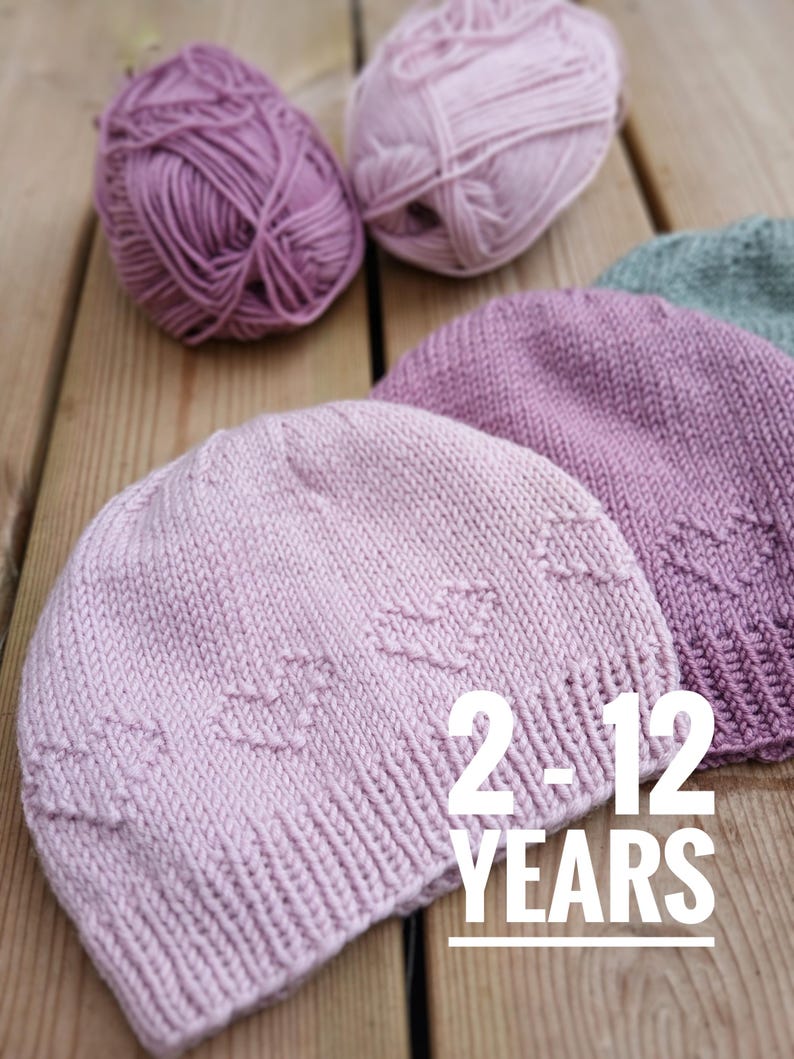 Children's hat knitting pattern