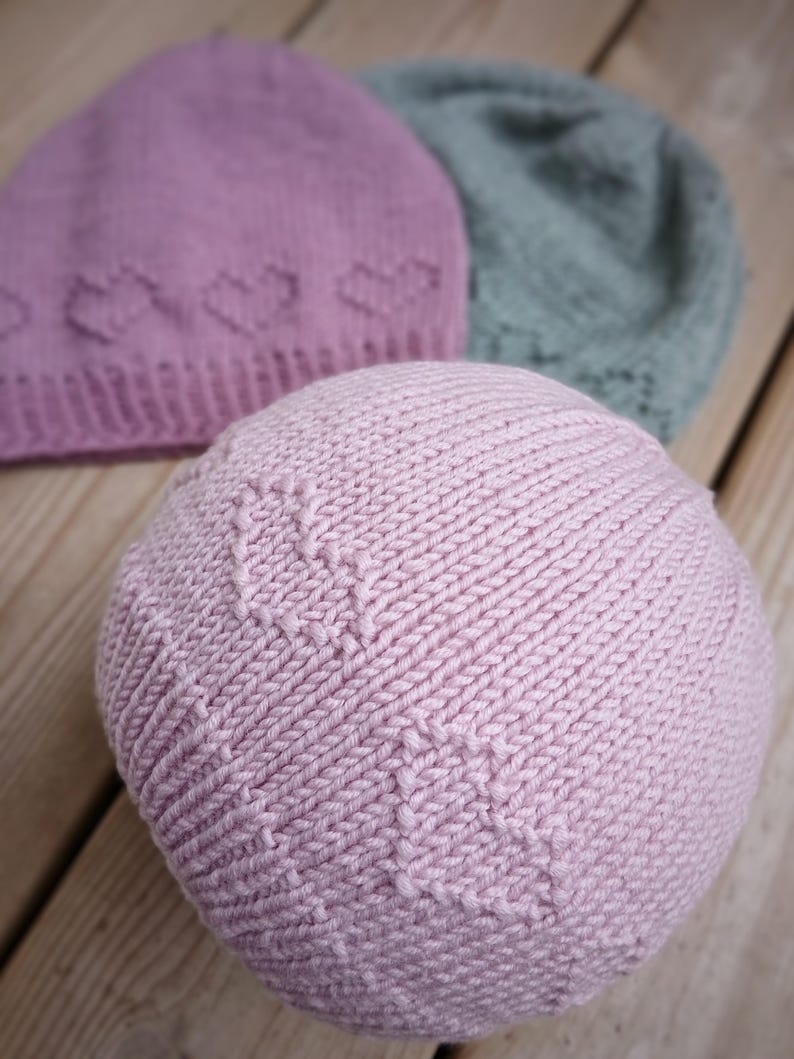 Children's hat knitting pattern
