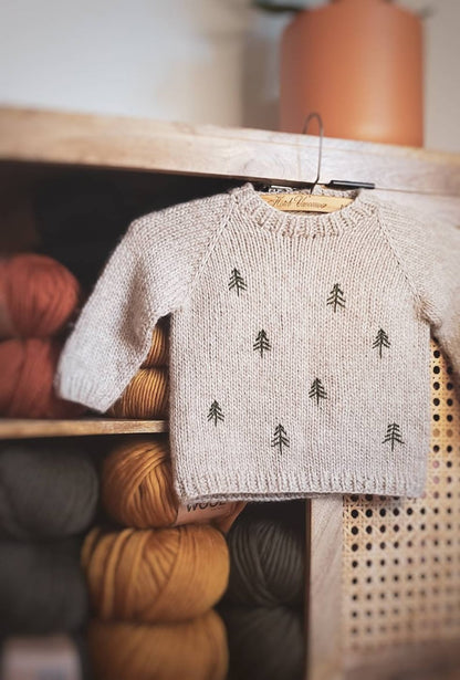 Little Forest Jumper Knitting Pattern