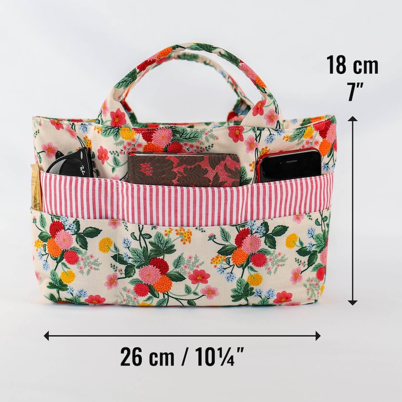 Organizer bag sewing PDF pattern