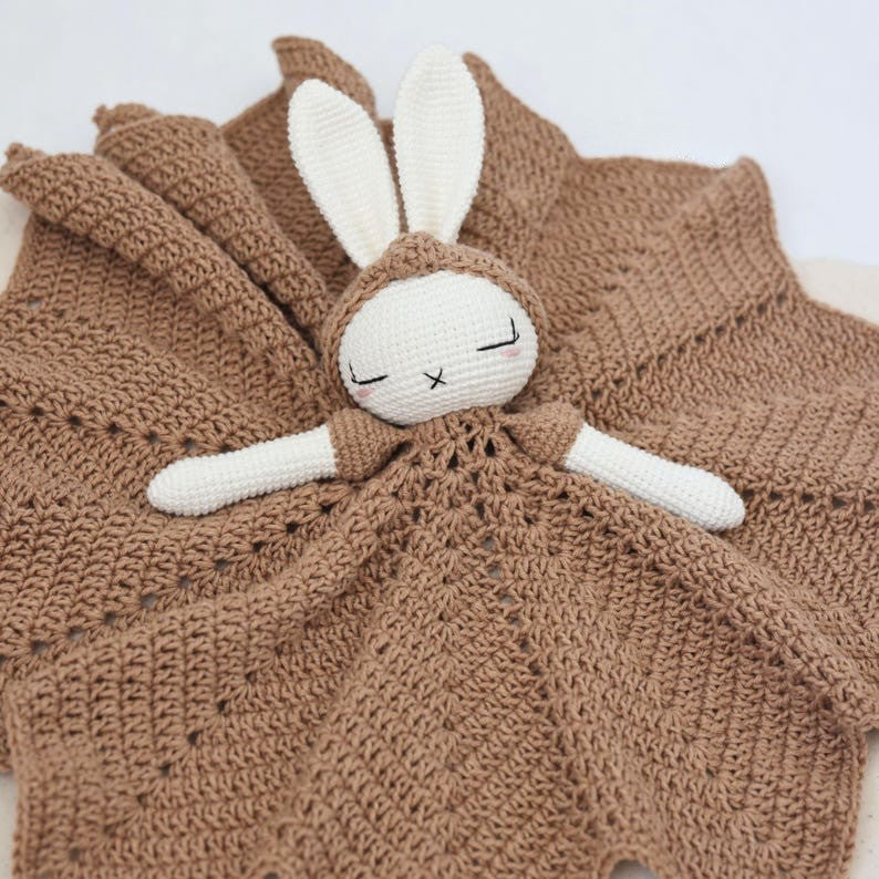 Hattie The Bonnie Bunny Lovey Crochet Pattern