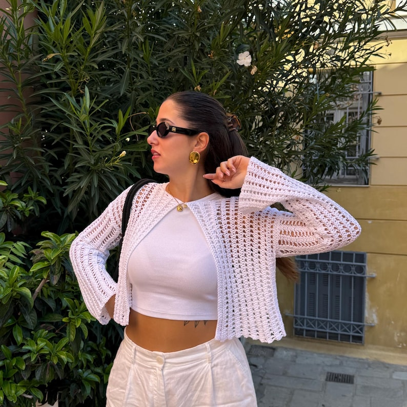 Ella Crochet Cardigan Pattern