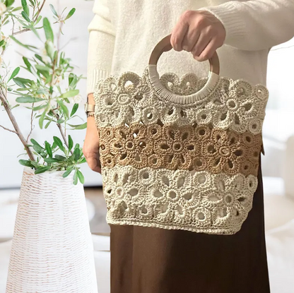 👜Crochet Flower Bag Pattern 🌸✨