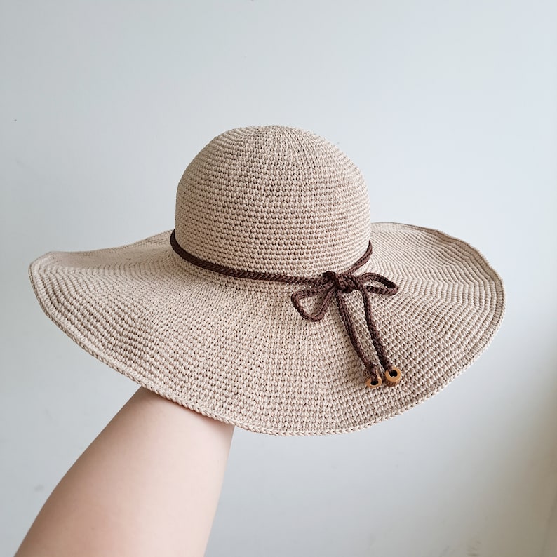 Crochet Large Brim Hat Pattern
