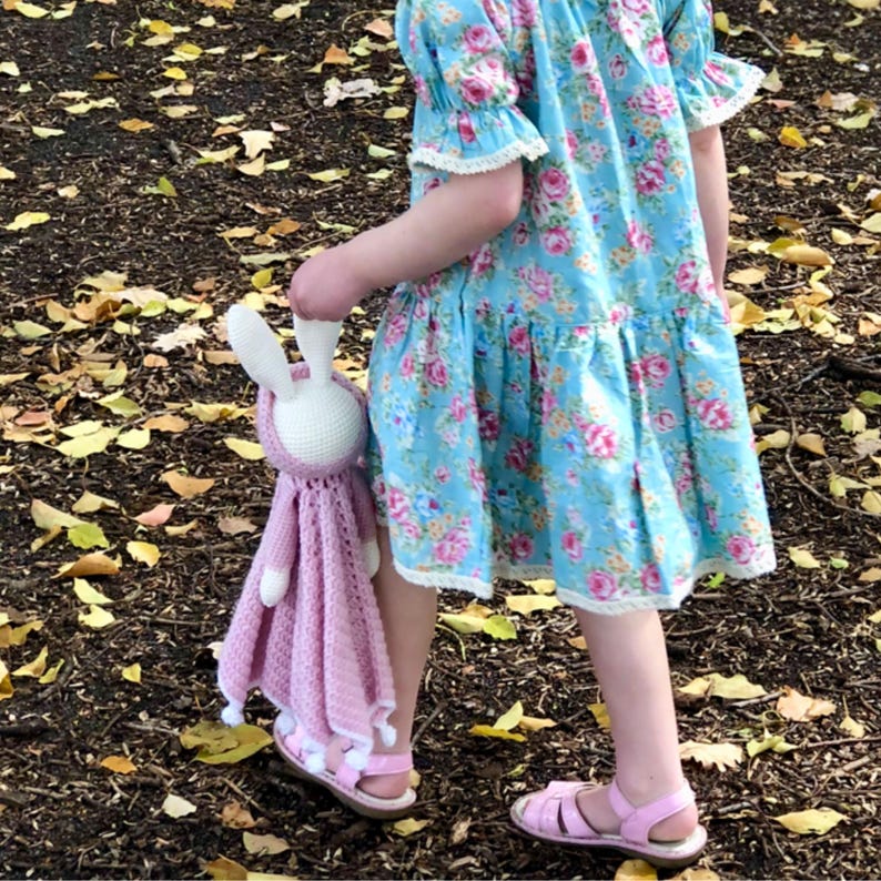Hattie The Bonnie Bunny Lovey Crochet Pattern