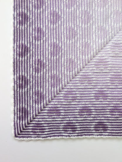 Crochet pattern Hearts Go Round blanket