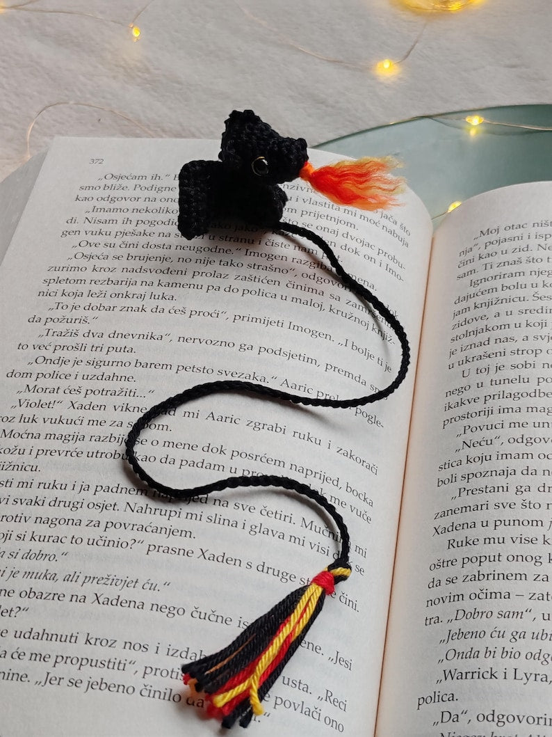 Fourth wing dragon Crochet Pattern