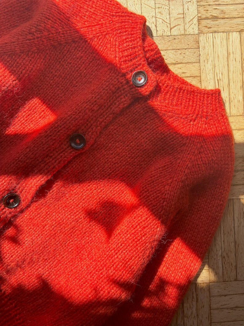 Cardigan Raglan Knitting Pattern