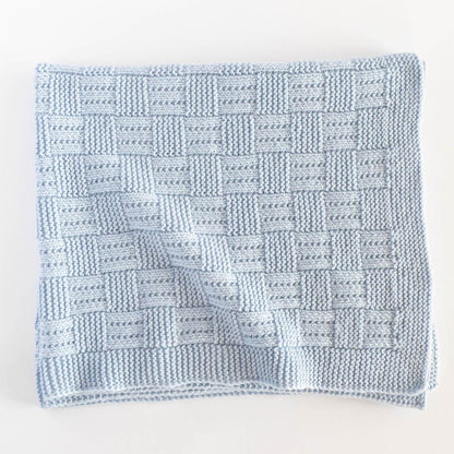 Checkered baby blanket Knitting pattern.