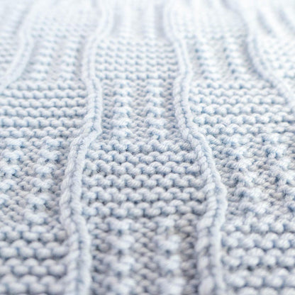 Checkered baby blanket Knitting pattern.