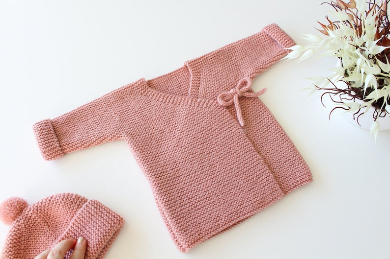 Wrap Cardigan DK knitting pattern