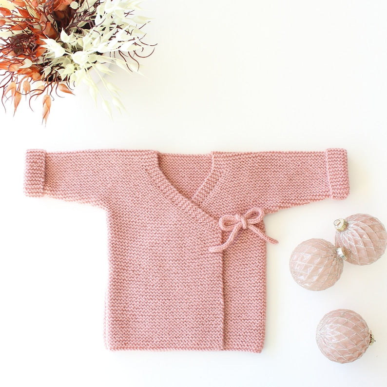 Wrap Cardigan DK knitting pattern