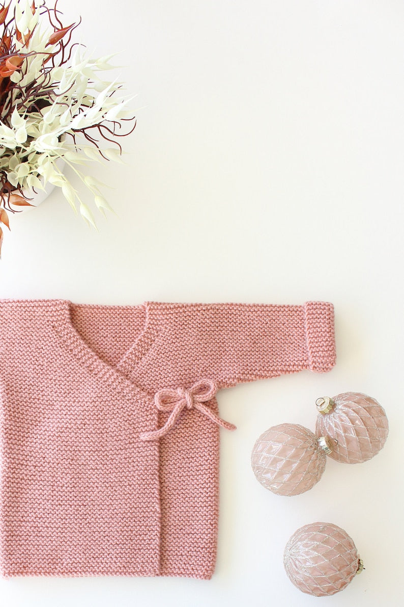 Wrap Cardigan DK knitting pattern