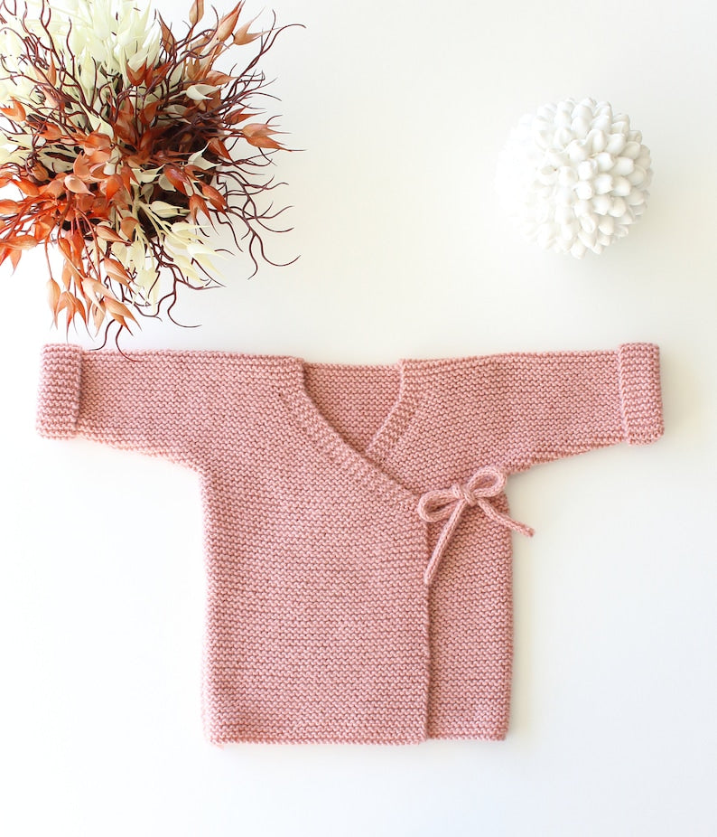 Wrap Cardigan DK knitting pattern