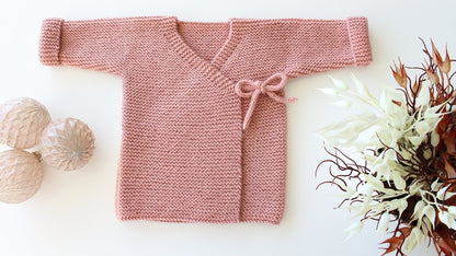 Wrap Cardigan DK knitting pattern