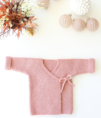 Wrap Cardigan DK knitting pattern
