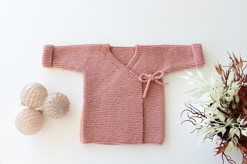 Wrap Cardigan DK knitting pattern