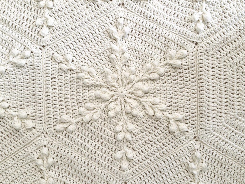 Winter Snowflake Crochet Blanket Pattern