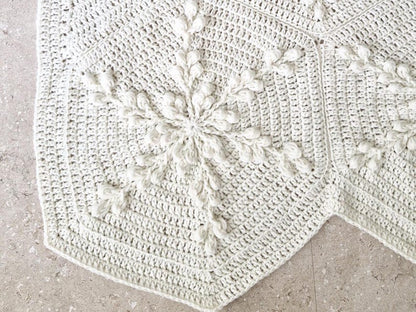 Winter Snowflake Crochet Blanket Pattern