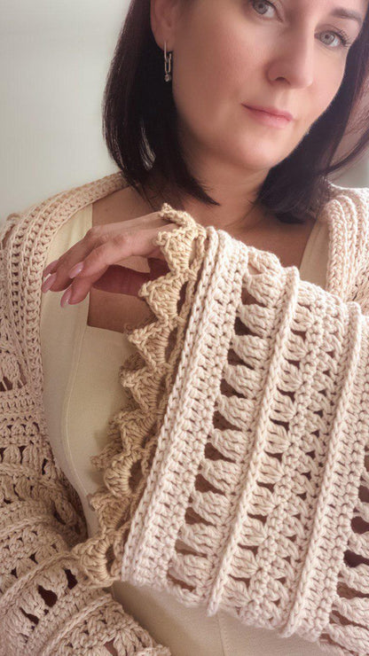 Charlotte Shrug Crochet Pattern