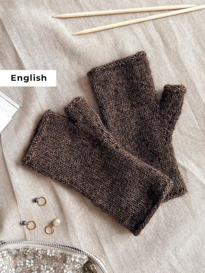 Knitted Fingerless Gloves Pattern