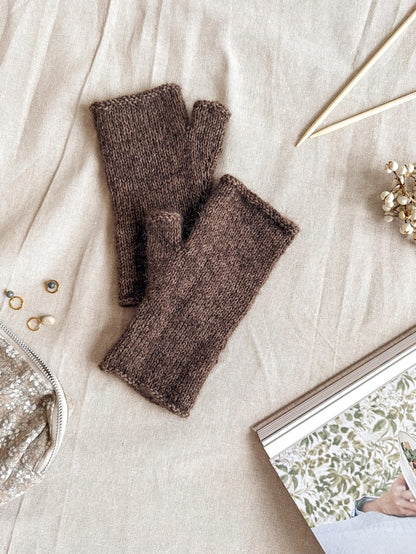 Knitted Fingerless Gloves Pattern