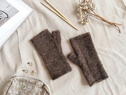 Knitted Fingerless Gloves Pattern