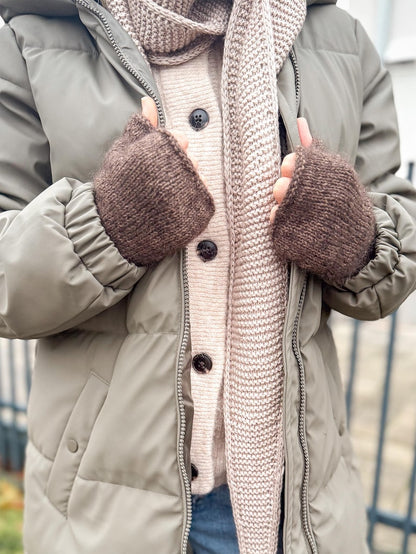 Knitted Fingerless Gloves Pattern